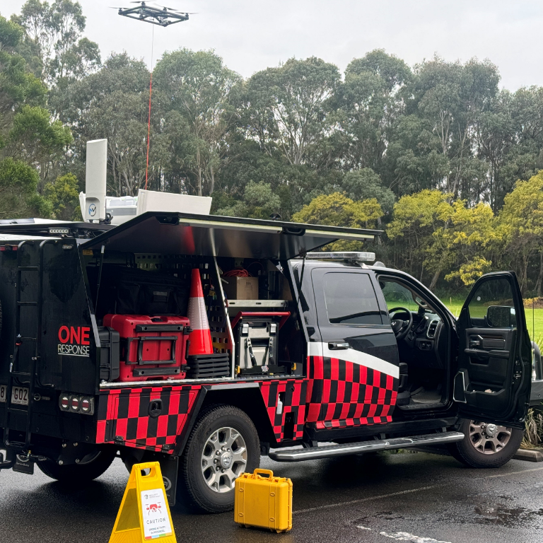 Fotokite display - public safety training and response group