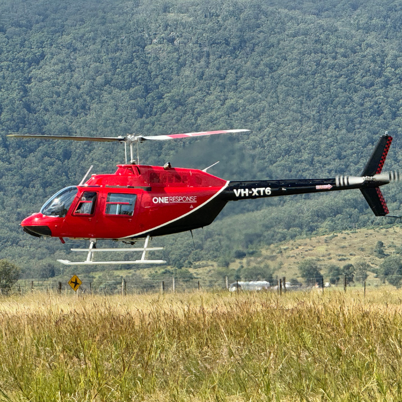 Special mission helicopter - in flight